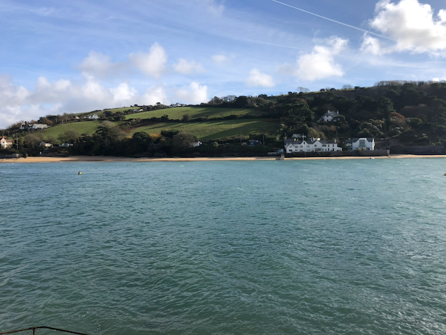 Salcombe Harbour and estuary from the water, South Devon